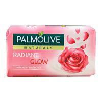 Palmolive Naturals Radiant Glow Soap, Milk Plus Rose Petals, 110g